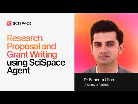 How to Write a Winning Research Proposal | Step-by-Step Guide with SciSpace | Dr. Faheem Ullah