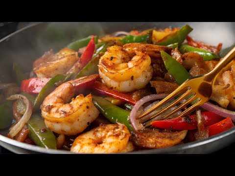 Say no to plain fried shrimp! Quick and delicious Asian dinner!