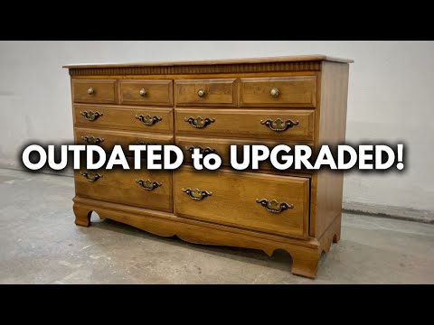 From Outdated to UPGRADED | Colonial Dresser Makeover!