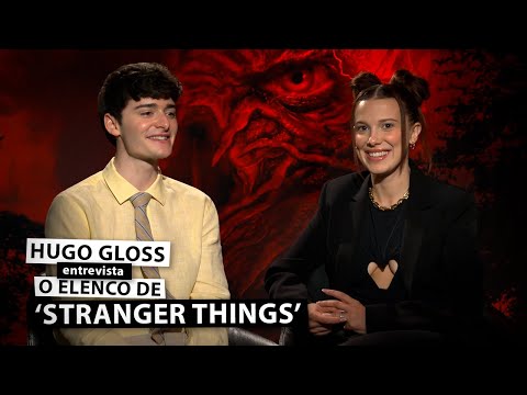 Hugo Gloss entrevista o elenco de "Stranger Things"