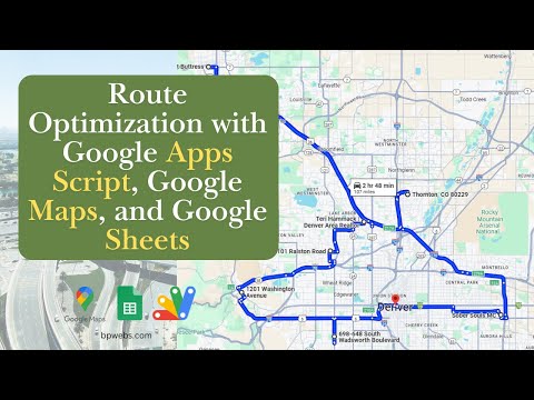 Route Optimization with Google Apps Script and Google Maps