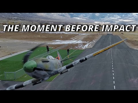 Building and Flying a MASSIVE 3D Printed Spitfire (Ft. Drone Collision)