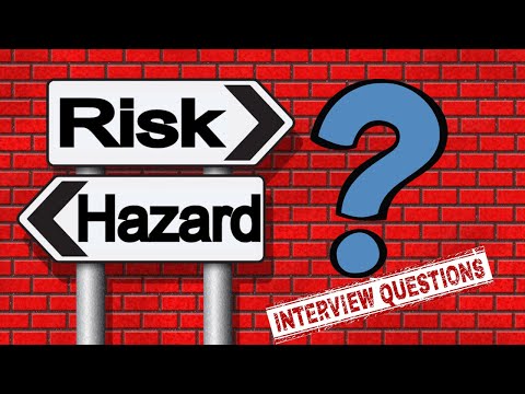 ❓❓What is difference between Hazard and Risk❓ Hazard Vs Risk [👷‍♀️⛑️HSE Interview Question &amp; Answer]