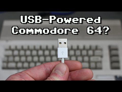 Powering a C64 with a USB Power Bank