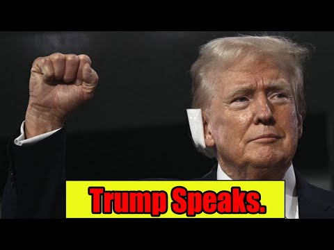 Trump Speaks & Accepts Nomination (As Biden Quits)
