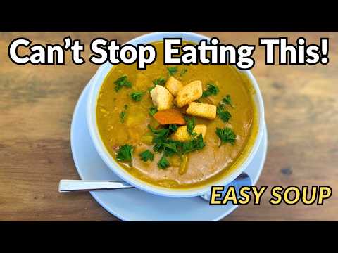 Sweet Potato Lentil Soup Recipe | Easy Vegetarian Recipes | Sweet Potato Recipes | Lentil Recipes 
