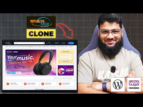 Building Startech Clone for Beginners | WordPress, WooCommerce and Elementor