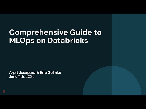 Comprehensive Guide to MLOps on Databricks