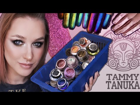 40 пигментов Тамми Тануки | макияж | свотчи | макро | Tammy Tanuka