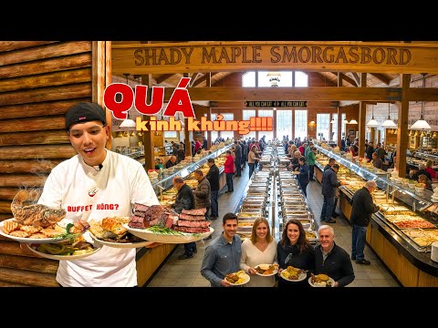Đi Ăn BUFFET LỚN NHẤT nước Mỹ | America’s Largest Buffet
