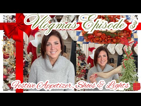 Vlogmas Days 5, 6 & 7 | Festive Appetizer Recipe, Breakfast with Santa | Cosy Island Holiday Shoes