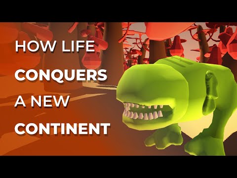 How one animal species conquered an entire contintent (🧬Evolution Simulated #3)