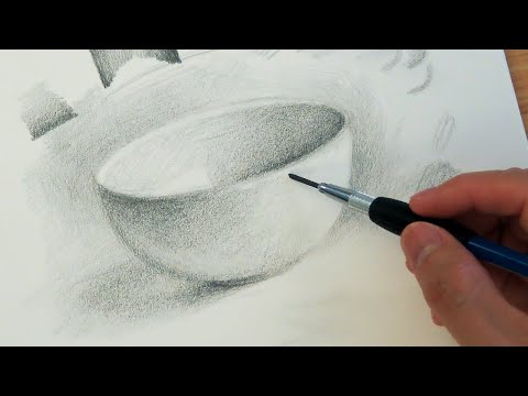 How to Draw and Shade a Bowl Easy