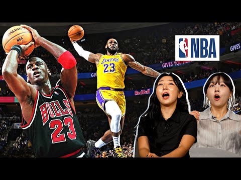 Korean Girls Watch Epic NBA Moments For The First Time! l MJ vs Lebron Who Is The Real GOAT??