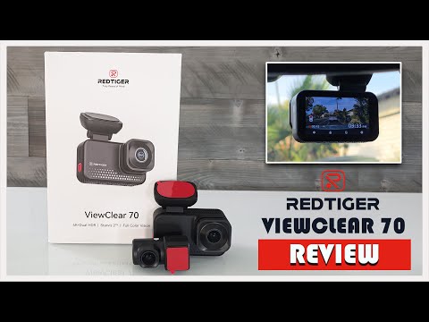 REDTIGER ViewClear 70 4K Dual HDR Dash Cam Unboxing & Review