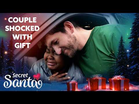 From fostering children to facing hardship, couple receives tearful surprise from a Secret Santa