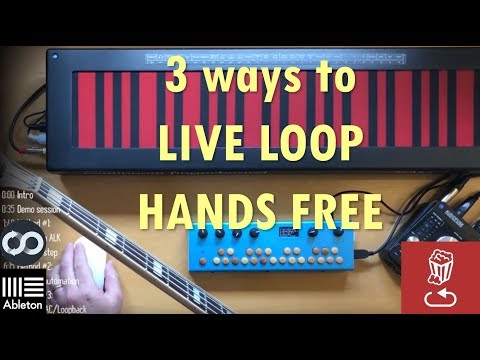 3 ways to live loop like Elise Trouw - hands/pedal free using Ableton and ZenAudio