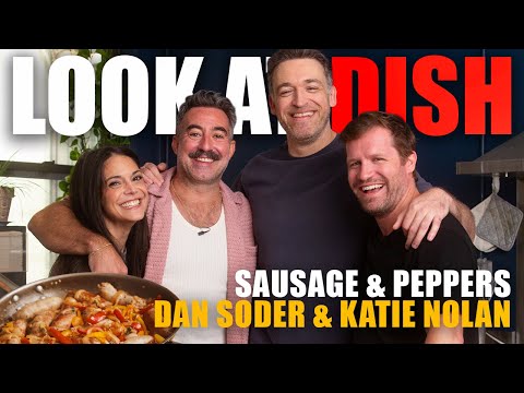 Dan Soder + Katie Nolan cook Sausage & Peppers - Look at Dish #32