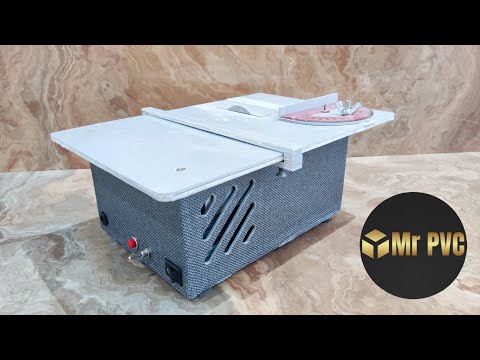 How to make a mini table saw using PVC pipe at home | full video | DIY