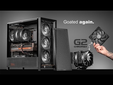 I Built the Ultimate BLACKOUT Noctua PC… | Next-Gen NH-D15 G2 Chromax is Here!