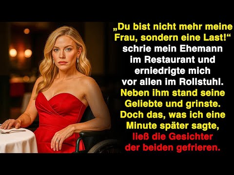 „Du bist eine Last!“ rief mein Mann und machte mich im Rollstuhl fertig  Doch meine Antwort…