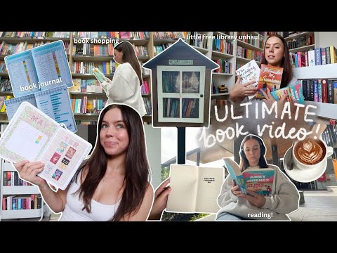 ULTIMATE BOOK VIDEO! 📚 book shopping, reading journal, unhaul & new reads