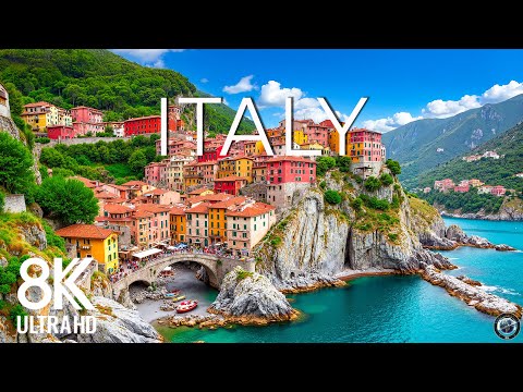 Italy 8K | Peaceful Italian Villages, Rolling Hills & Timeless Countryside