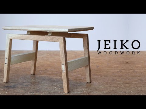 Making A Mid-Century Inspired Coffee Table With Handcut Joinery