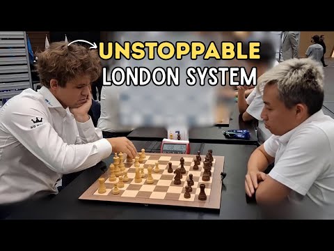 Magnus Carlsen is Absolutely Unstoppable in London System!