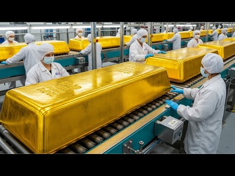 Inside the BIGGEST Gold Refinery — From Doré Bars to Pure Gold Bullion (Full Process)