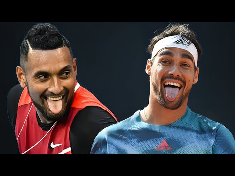 Serious Kyrgios vs. Chill Fognini | When Tennis Turns into CHAOS!