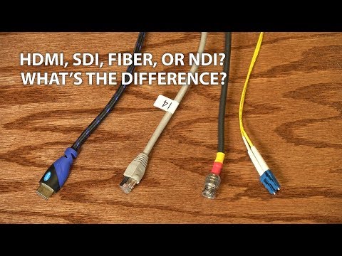 HDMI vs SDI vs Fiber vs NDI -- Which connection should I use for professional video production?