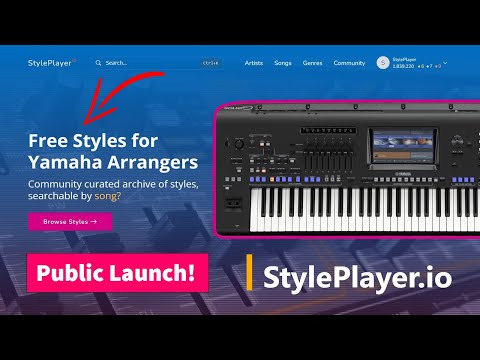 Free Yamaha Styles for Genos & PSR Arranger Owners! Introducing StylePlayer.io