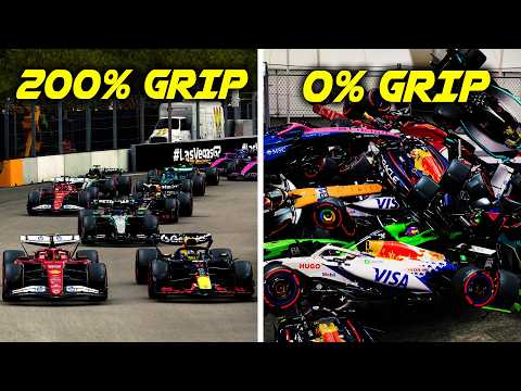 Every Lap, The Grip DECREASES in this Vegas F1 Race...