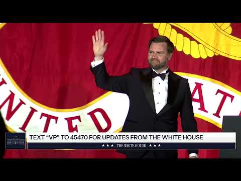 Vice President JD Vance and Second Lady Usha Vance Attend the United States Marine Corps Ball
