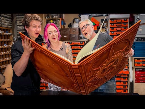 Adam Savage Builds a Giant Book with @Nerdforge!