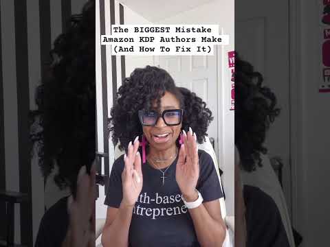 The BIGGEST Mistake Amazon KDP Authors Make (And How To Fix Them). #writing #shorts