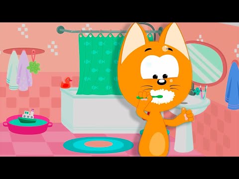 Котенок и автомойка | Обучающие мультики для малышей