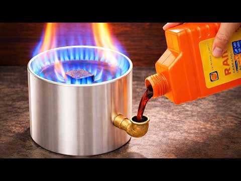 No Power, No Gas! DIY 3-in-1 Waste Oil Heater β Hidden Free Energy for Winter 2026 π₯