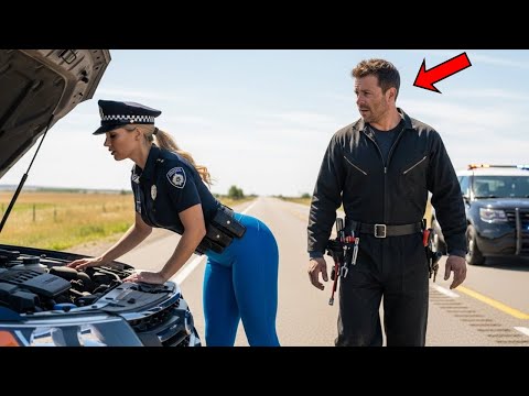 Mecánico Soltero se Detuvo para Ayudar a una Policía… sin imaginar que ella cambiaría su vida para