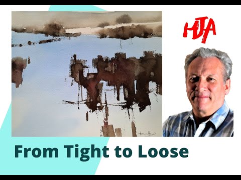 How to Paint Loose Style watercolor - A Simple Solution!