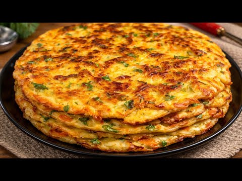 Sie haben noch nie so leckere Kartoffelpfannkuchen probiert! Dieses Rezept wird jeden überraschen!