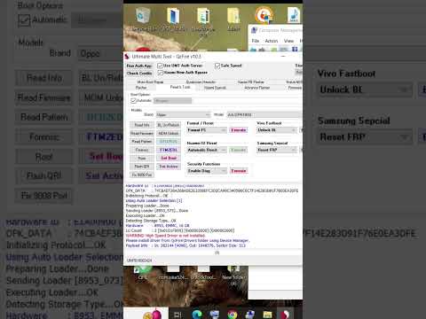 Oppo A3s Pin Pattern Unlock 1 click in UMT