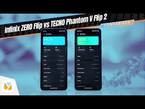 Infinix ZERO flip vs TECNO Phantom V Flip 2 Comparison Review
