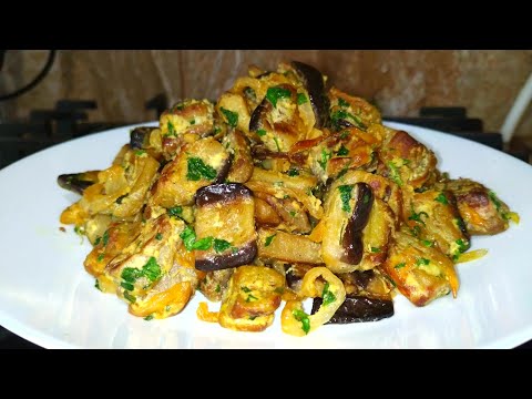 How to fry eggplants so that they don't absorb oil! Eggplants are tastier than mushrooms and meat...