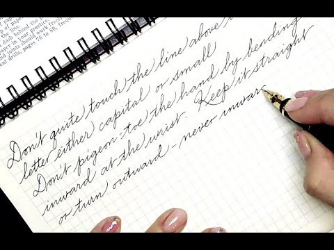 PART 2: Do's and Don'ts of Penmanship from Tamblyn's Home Instructor in Penmanship. No talking ASMR