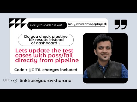 Update Test Cases Result in Azure Dev Ops via Pipeline | Code | YAML