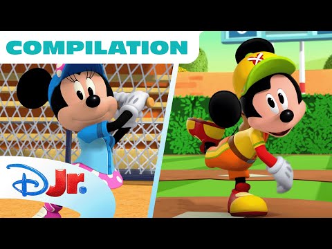 Let’s Play Outside Sports Compilation!⚽️ w/ Mickey Mouse, SuperKitties, Spidey & More! | @disneyjr
