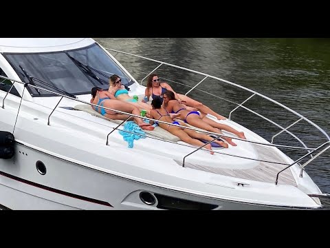 Yacht Catamaran, in Fort Lauderdale Florida USA Sunrise boulevard drawbridge tender operator view