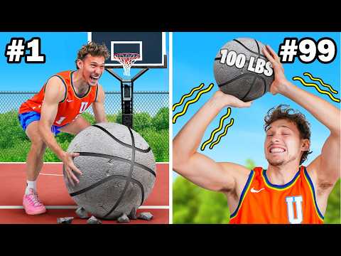 100 EXTREME Basketball Challenges!